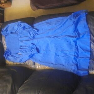 XS Women's 2024 Long Sleeve Blue Dress